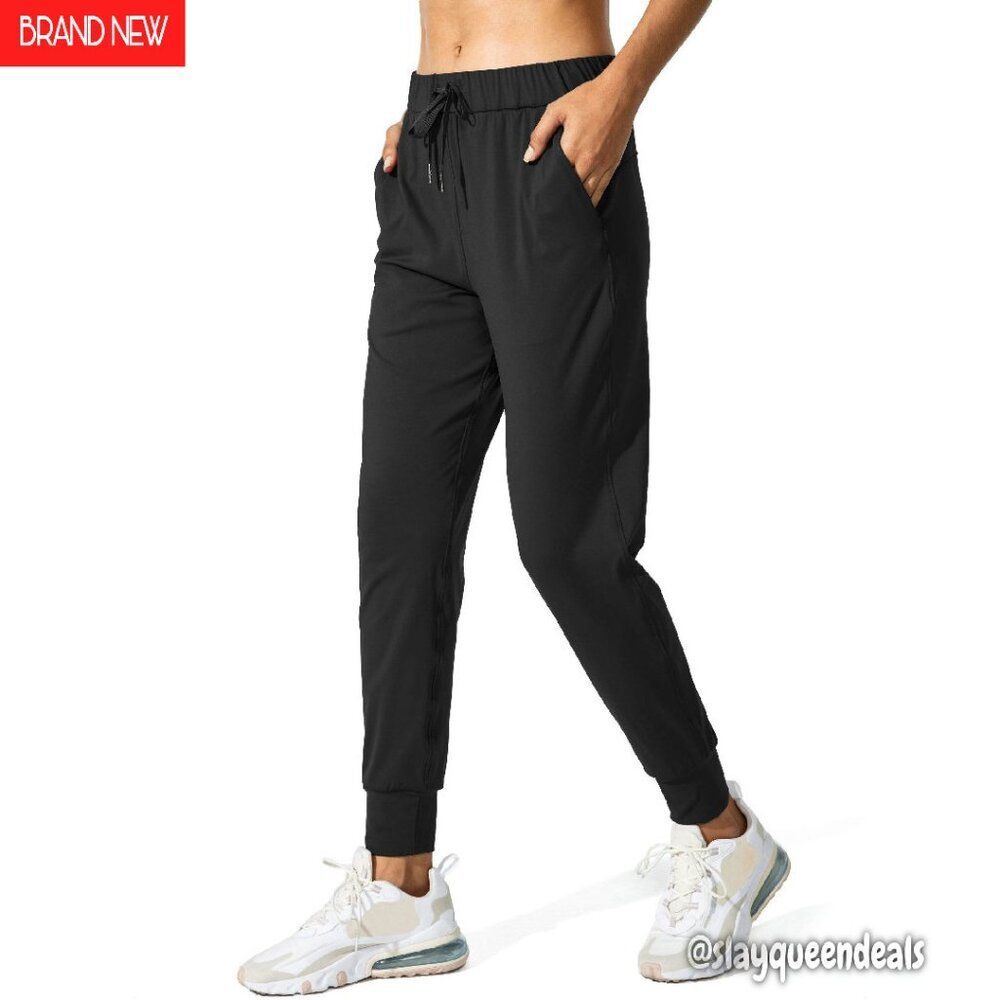 Women's Joggers with Pockets Drawstring Running Sweatpants Lounge Workout